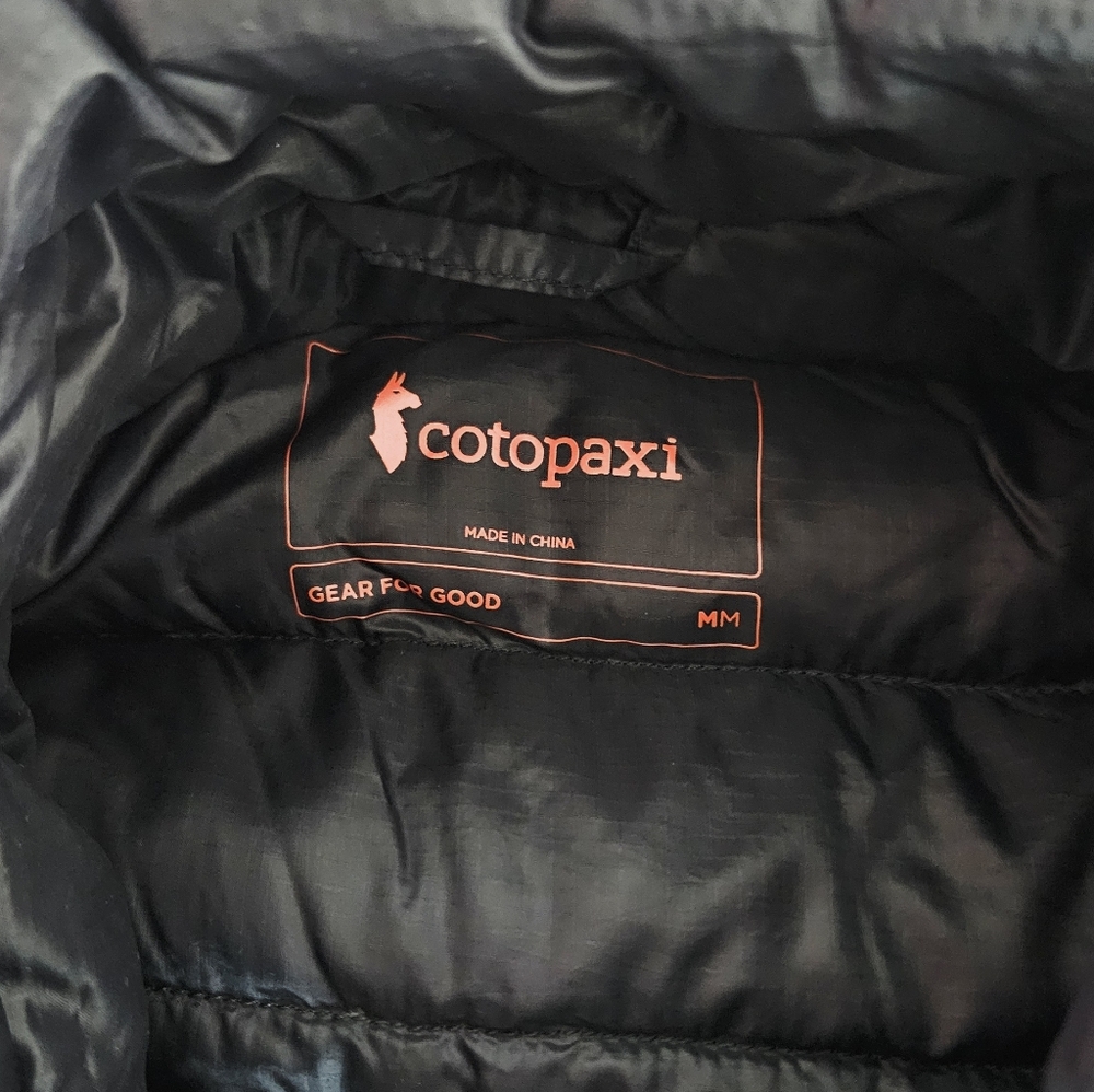 Cotopaxi Fuego Colorblock Down Puffer Vest Blue Outdoor Size M - Picture 3 of 3